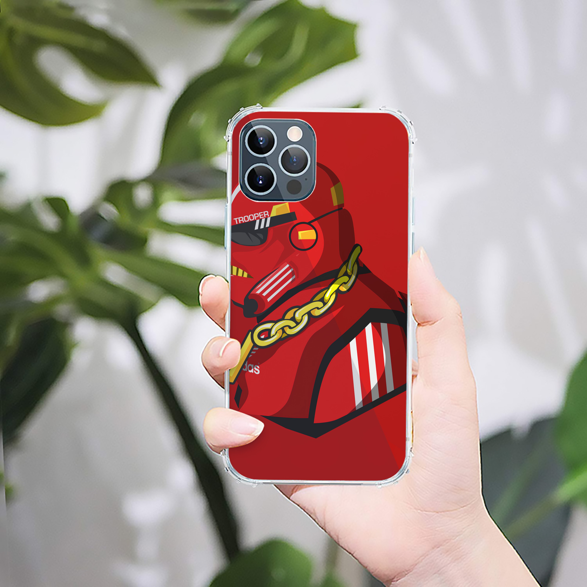 （画像用） スター・ウォーズ Star Wars 【iPhone 12シリーズ対応】透明スマホケース（クリアソフトケース）